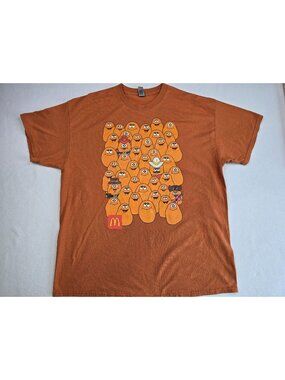 McDonalds McNugget Buddies Kerwin Frost T-Shirt XL Orange